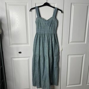 American Eagle Outfitters Blue Maxi Dress